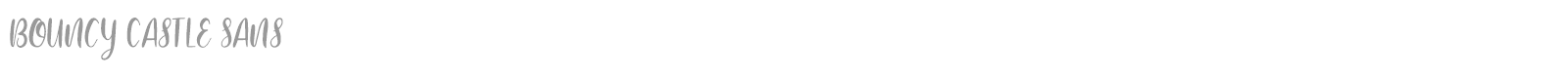 Bouncy Castle font preview